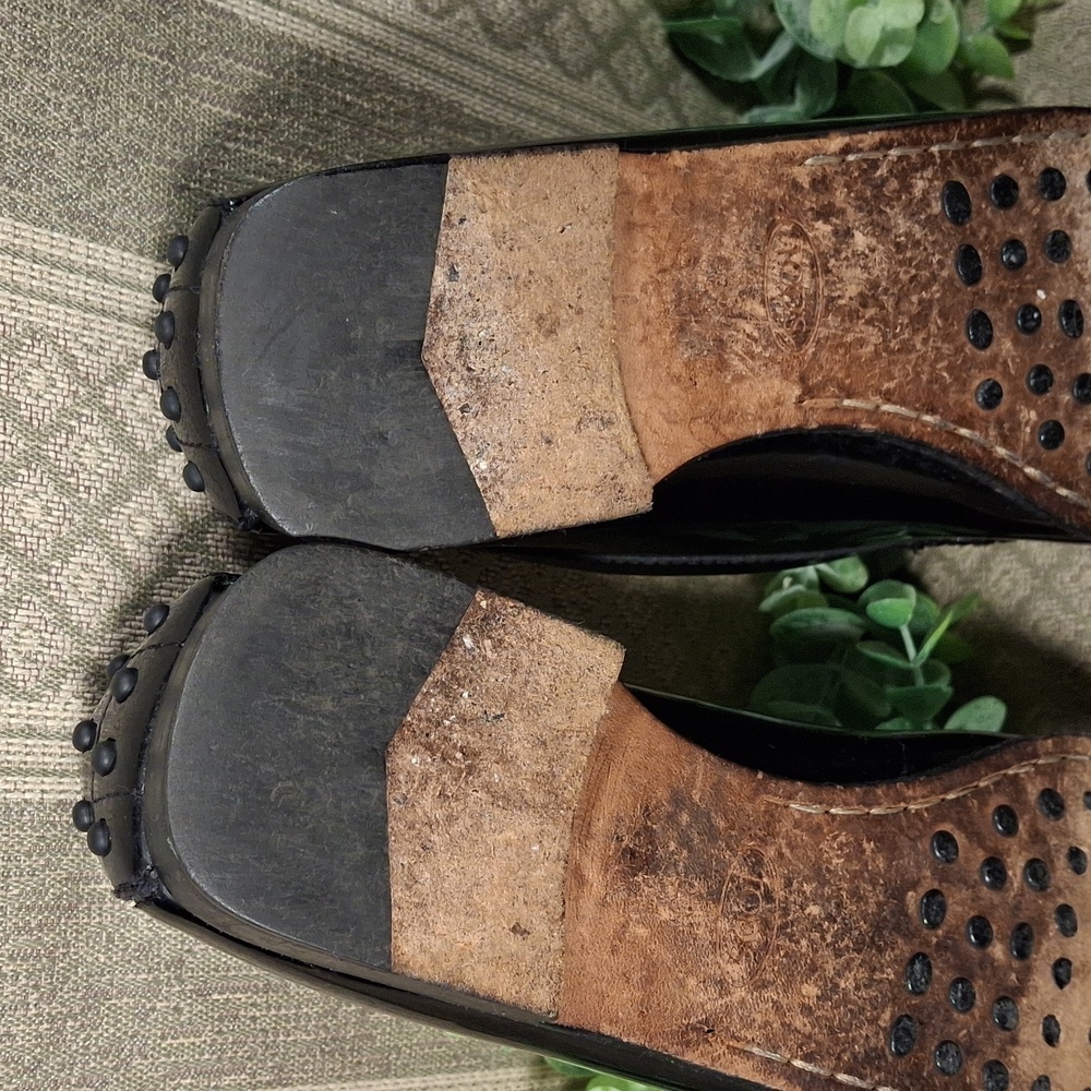 Tods Driving Moc Loafers In Black Patent Leather - Picture 7 of 16